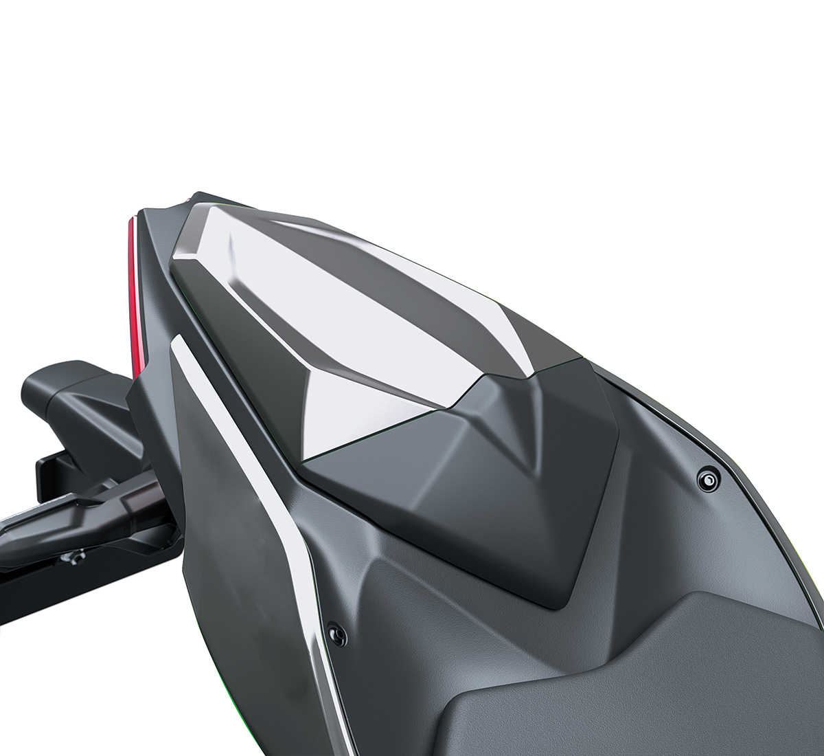 Ninja® 500 SE ABS Seat Cowl, Metallic Matte Graphenesteel Gray/68P