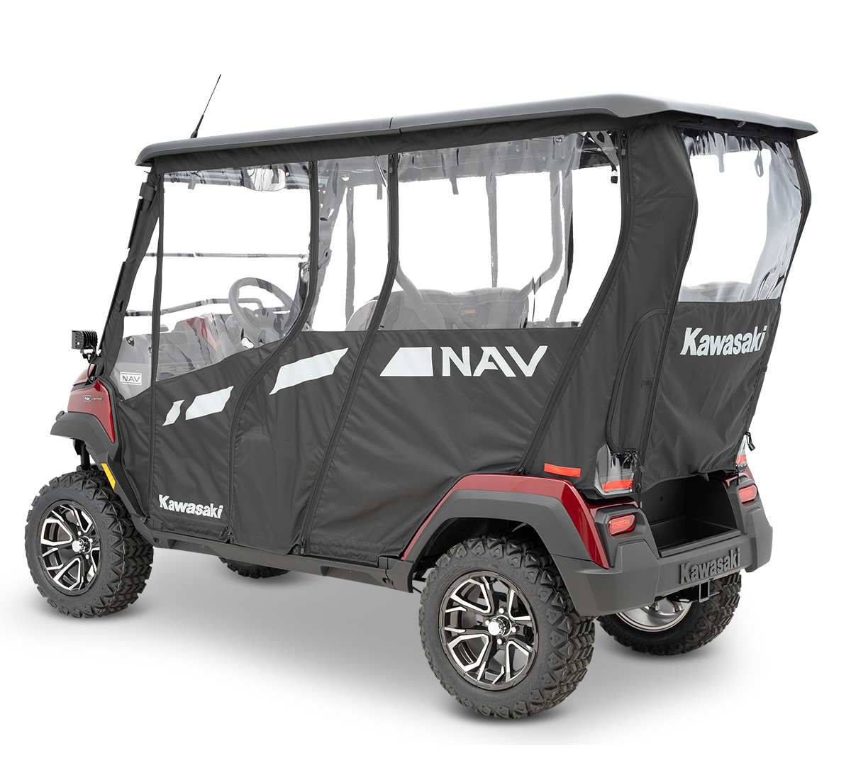 na. ④ NAV® 4e Limited Premium PTV Soft Enclosure, Black | Kawasaki