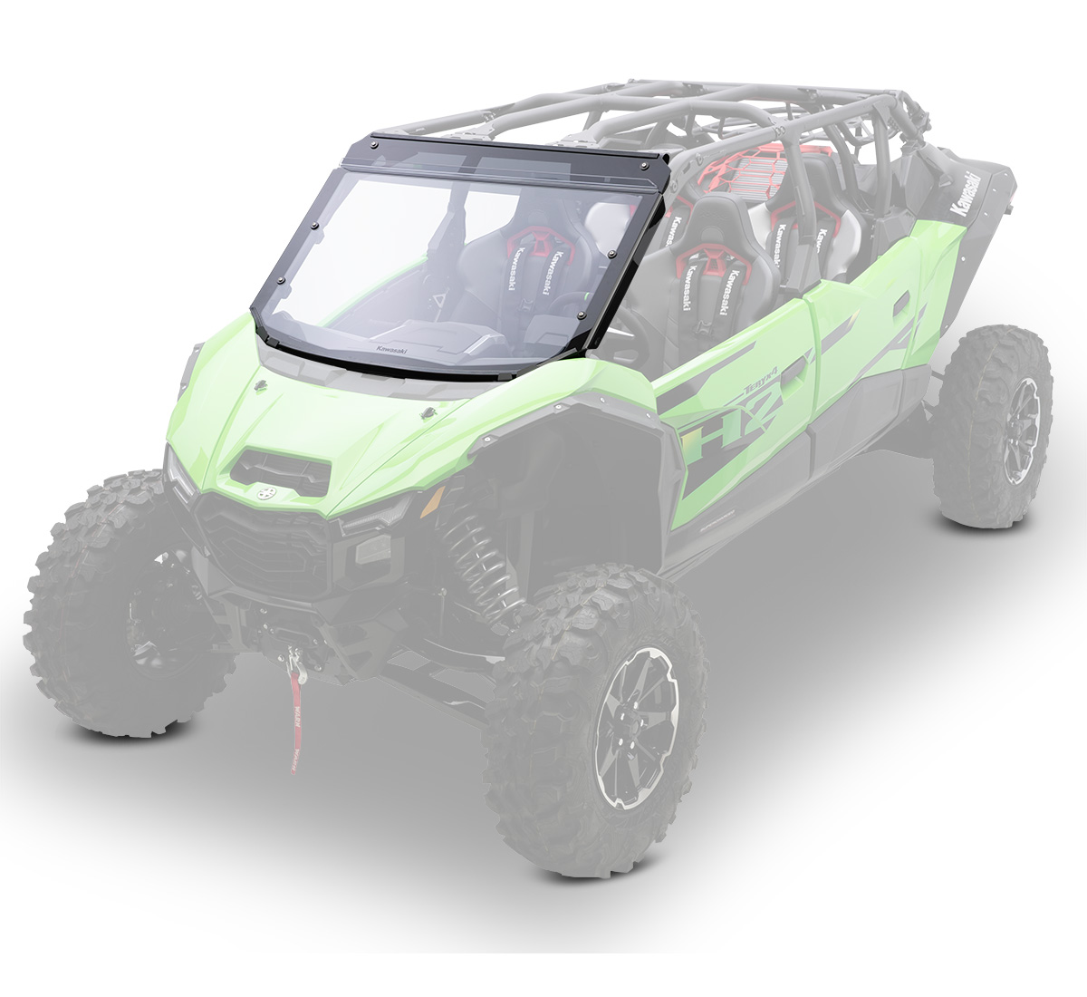 Teryx®5 H2 Deluxe eS KQR™ Full Windshield, Polycarbonate