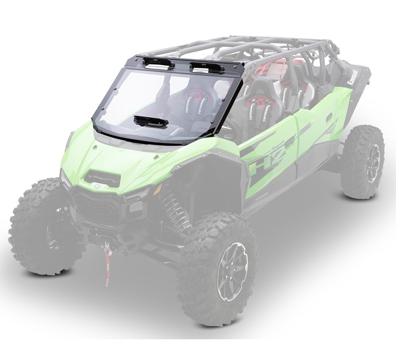 KQR™ Vented Full Windshield, Polycarbonate detail photo 2