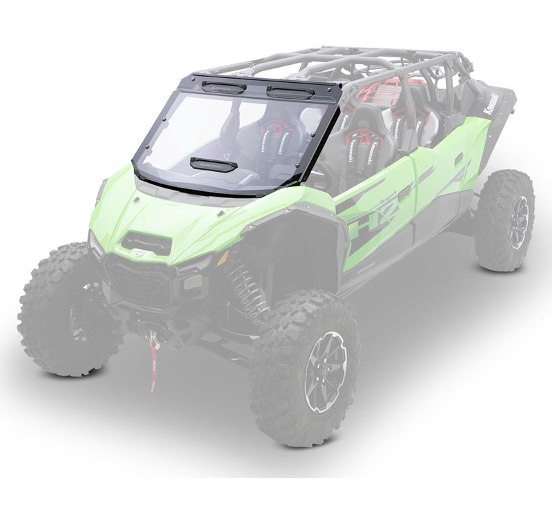 KQR™ Vented Full Windshield, Polycarbonate detail photo 1
