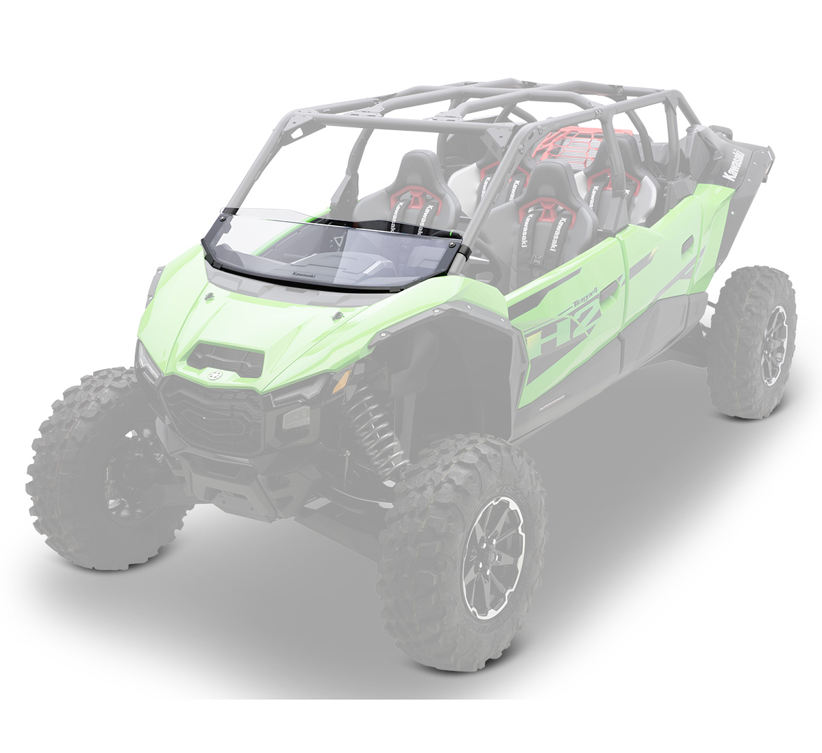 Teryx®4 H2 KQR™ Half Windshield, Polycarbonate | Kawasaki Motors