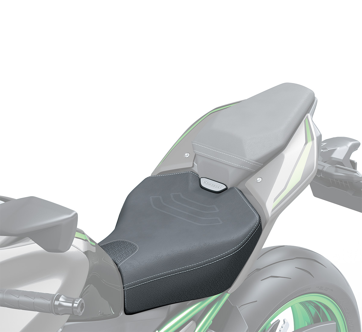 Z900 SE ABS ERGO-FIT® Extended Reach SE Seat, Black+Gray
