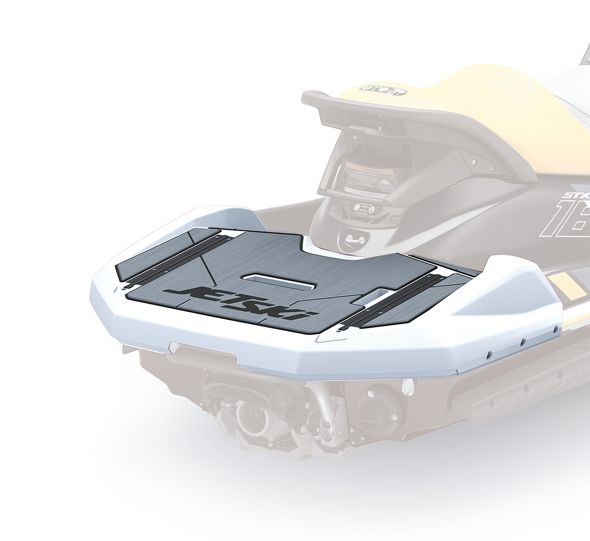 JET SKI® STX® 160LX Extended Platform - Black | Kawasaki Motors