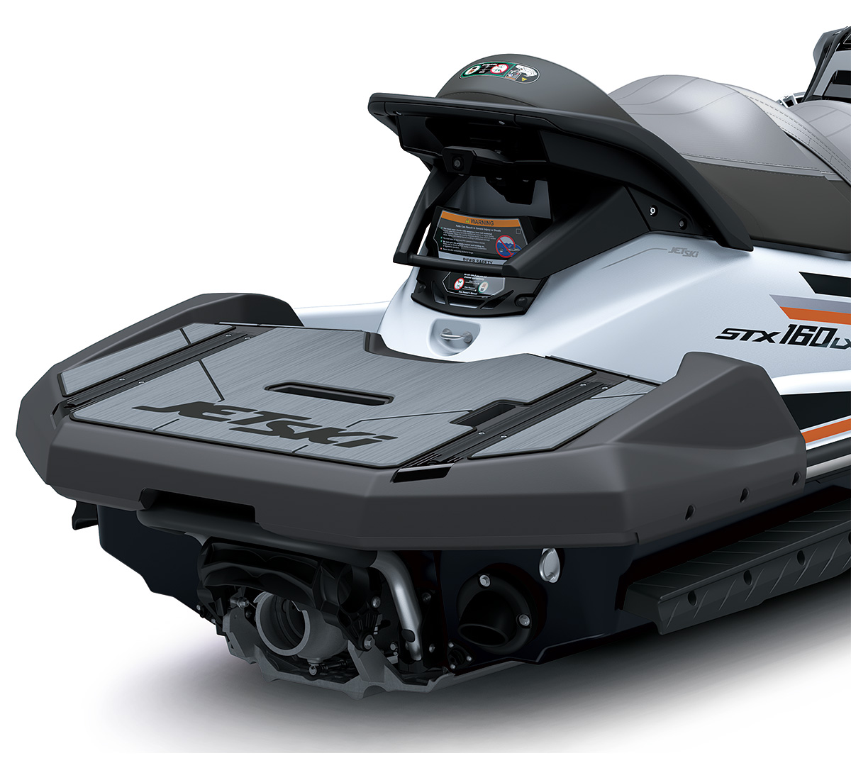 JET SKI® STX® 160LX Extended Platform - Black | Kawasaki Motors