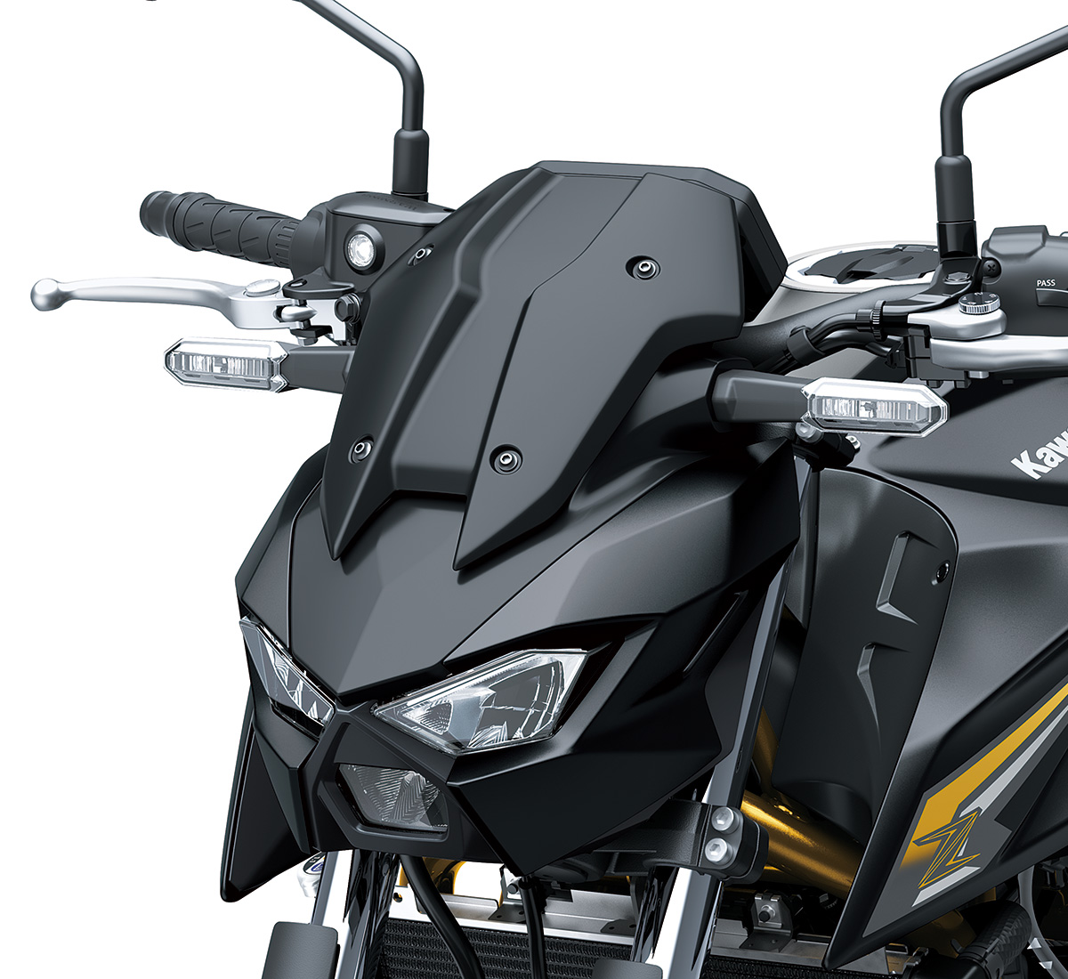 Z650 S ABS Large Meter Cover, Smoke | Kawasaki Motors Corp., U.S.A.