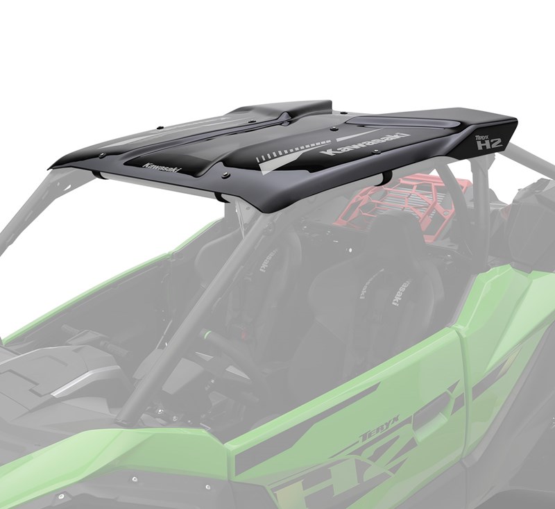 KQR™ Premium Roof, Polycarbonate, Black - TERYX® H2 detail photo 1