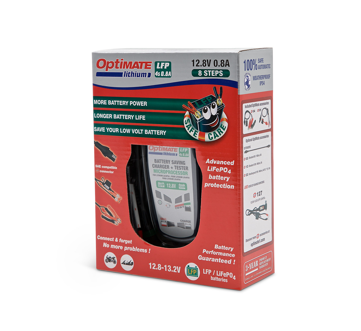 KX™450 Optimate TM-471 Lithium Battery Charger .8A | Kawasaki 
