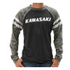 Kawasaki Heritage Camo Logo Long Sleeve T-shirt photo thumbnail 1