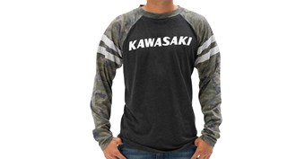 Kawasaki Heritage Camo Logo Long Sleeve T-shirt