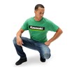 Kawasaki 3 Green Lines T-Shirt photo thumbnail 2