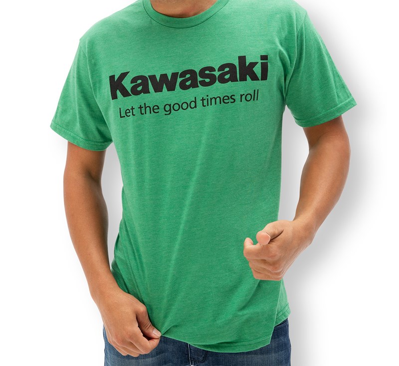 Kawasaki Let the good times roll® T-Shirt detail photo 1
