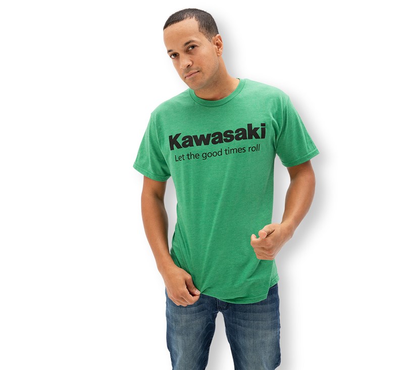 Kawasaki Let the good times roll® T-Shirt detail photo 2