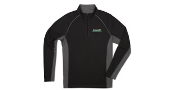 Kawasaki 3 Green Lines Half Zip Pullover