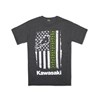 Kawasaki  Flag Moto T-Shirt photo thumbnail 1