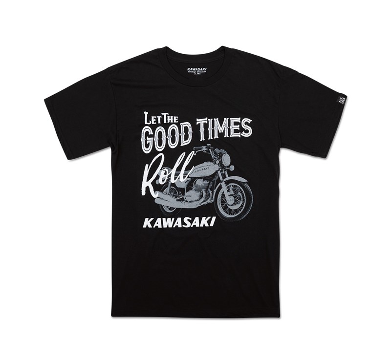 Kawasaki Heritage Motorcycle T-Shirt detail photo 1