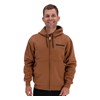 Kawasaki Duck Brown Zip-Up Hooded Fleece photo thumbnail 4