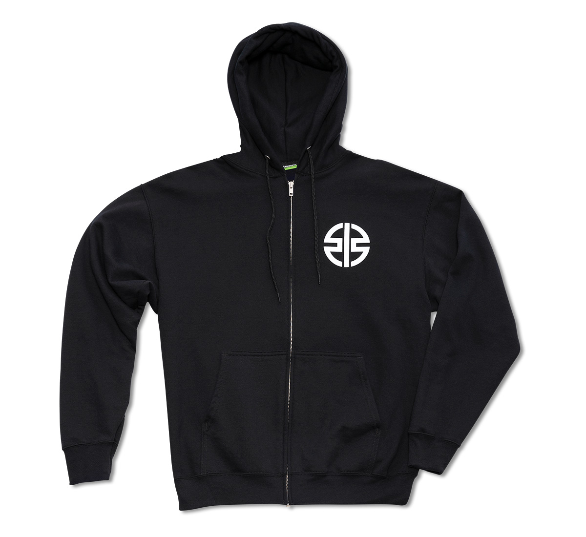 Kawasaki River Mark Zip-Front Sweatshirt