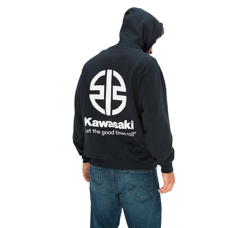 Kawasaki River Mark Zip-Front Sweatshirt detail photo 5