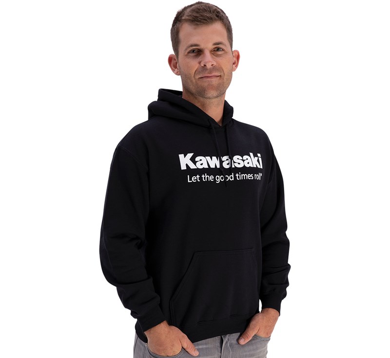 Kawasaki Let the Good Times Roll® Pullover Hooded Sweatshirt detail photo 4