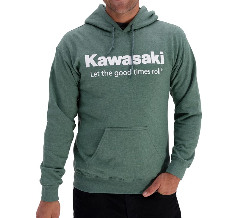 Kawasaki Let the Good Times Roll® Pullover Hooded Sweatshirt detail photo 2
