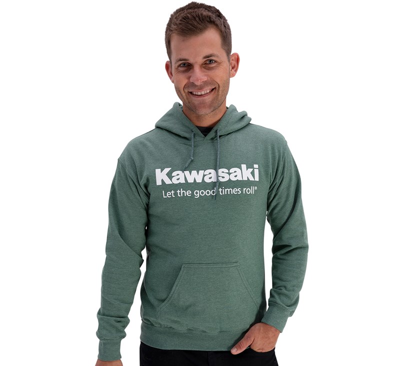 Kawasaki Let the Good Times Roll® Pullover Hooded Sweatshirt detail photo 3