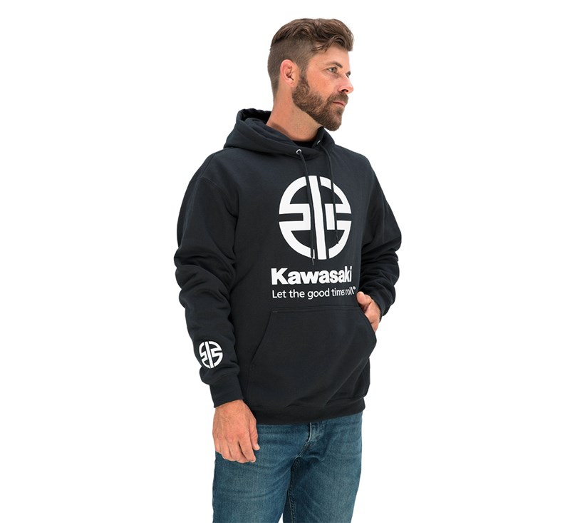 Kawasaki River Mark Pullover Hooded Sweatshirt detail photo 2