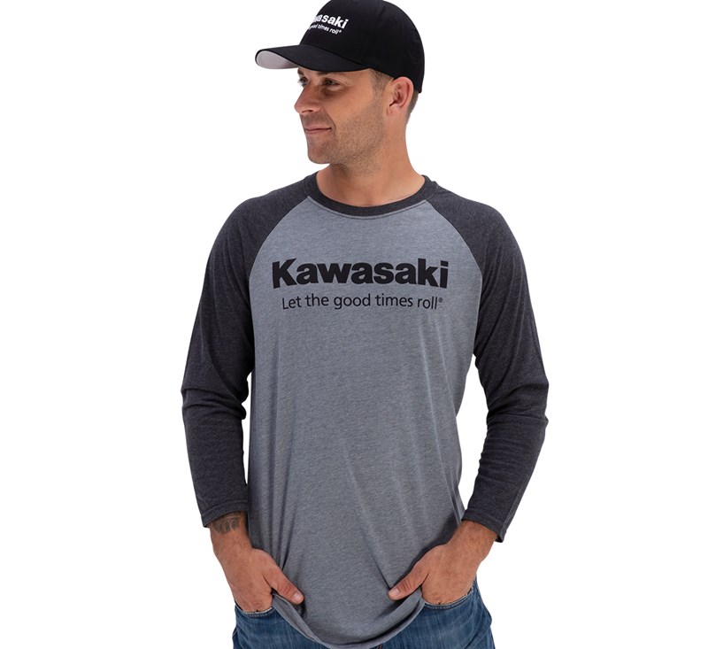 Kawasaki Let The Good Times Roll® Raglan T-Shirt detail photo 3