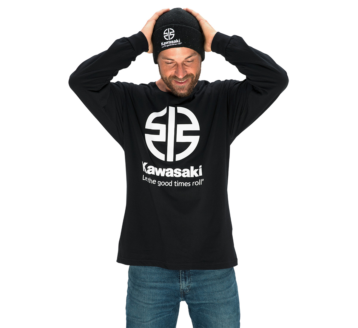 Kawasaki River Mark Logo Long Sleeve T-Shirt