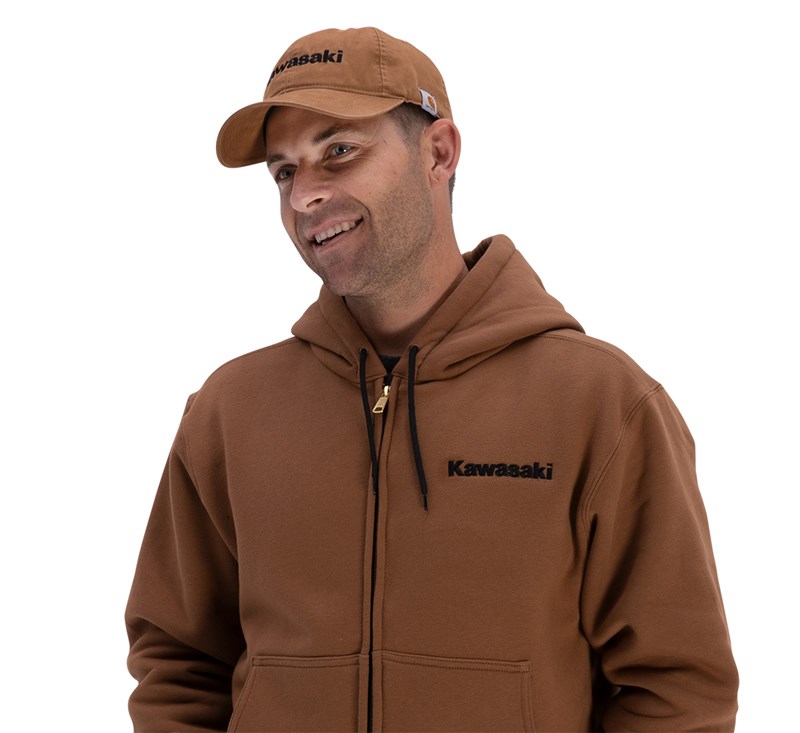 Kawasaki Carhartt® Canvas Cap, Carhartt® Brown detail photo 3