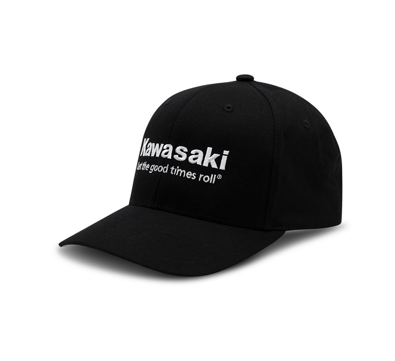 Kawasaki Let The Good Times Roll® Flexfit® Cotton Twill Cap detail photo 1