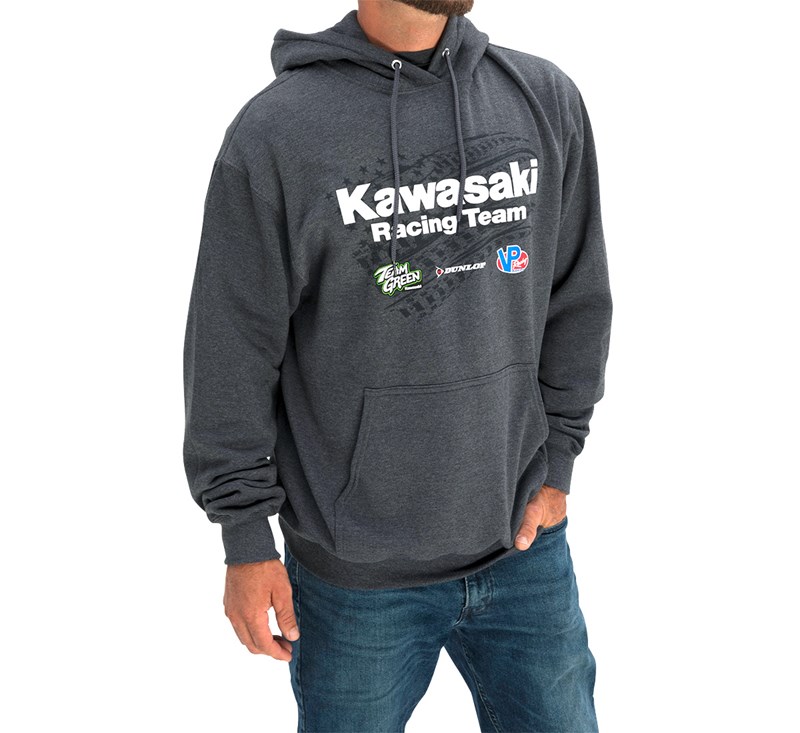 Kawasaki Racing Pullover Hooded Sweatshirt detail photo 2