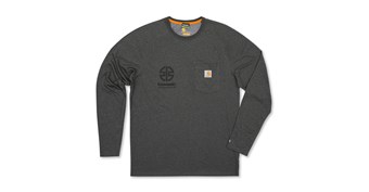 Kawasaki River Mark Logo Carhartt ® Workwear Pocket Long Sleeve T-Shirt