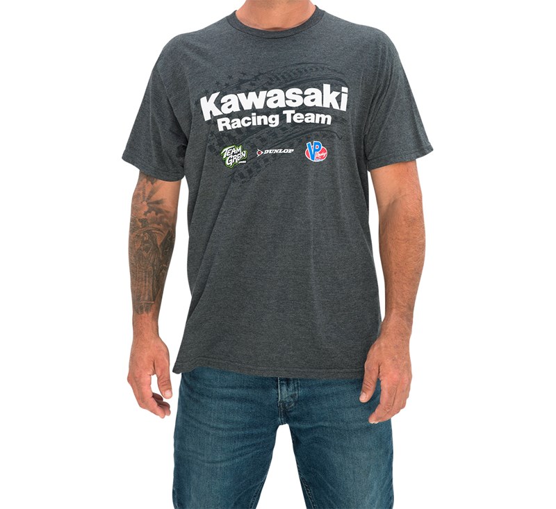 Kawasaki Racing T-shirt detail photo 2