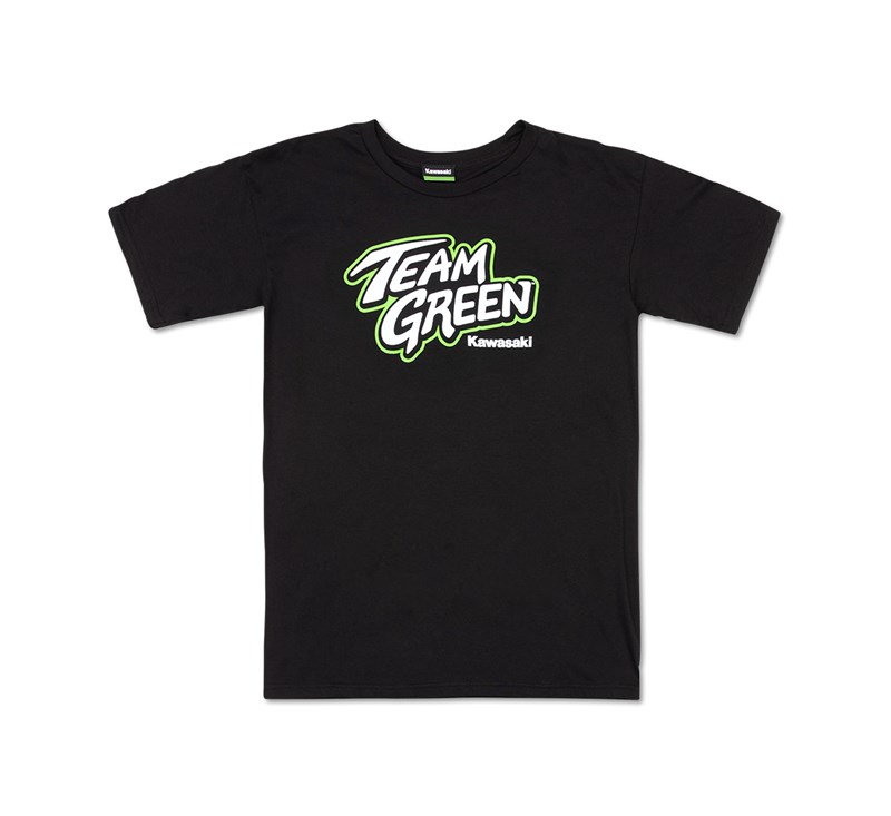 Kawasaki Team Green Logo T-Shirt detail photo 1