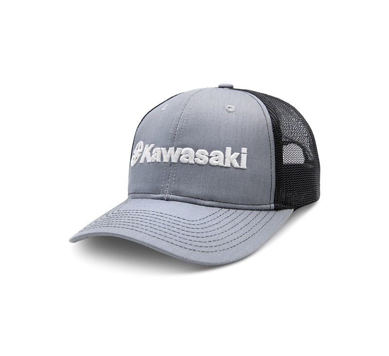 Kawasaki River Mark Trucker Snapback Cap detail photo 1