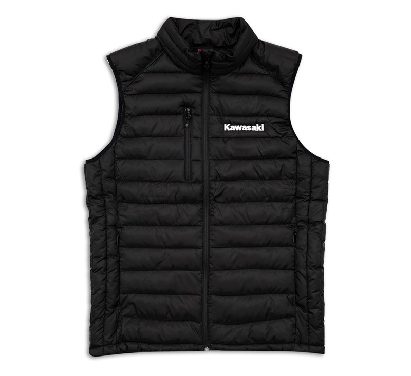 Kawasaki Men's Puffer Vest detail photo 1