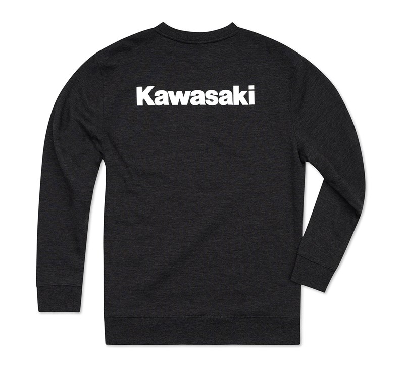 Kawasaki Crewneck Sweatshirt, Charcoal detail photo 2