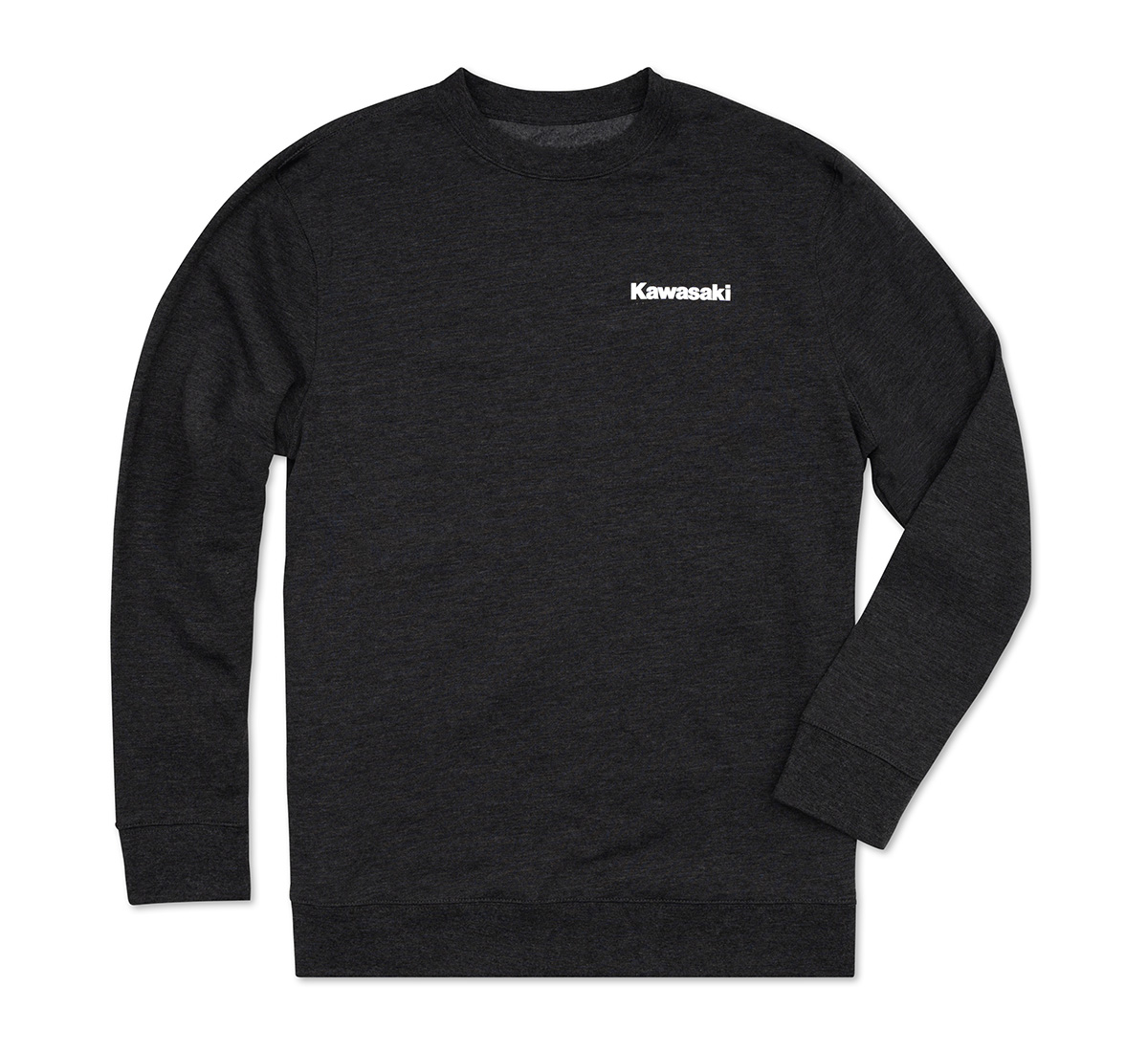 Kawasaki Crewneck Sweatshirt, Charcoal Kawasaki Crewneck Sweatshirt, Charcoal