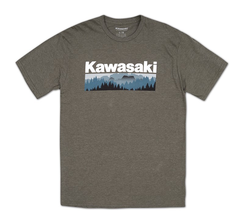 Kawasaki Mountain Ridge T-shirt detail photo 1