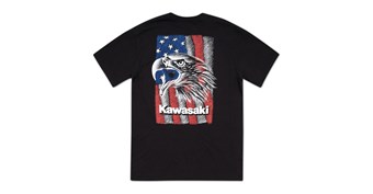 Kawasaki American Eagle Flag T-Shirt