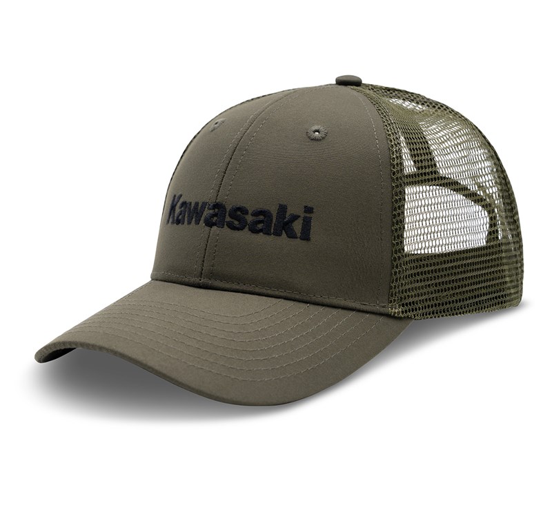 Kawasaki TrueTimber® Olive Back Mesh Cap detail photo 1