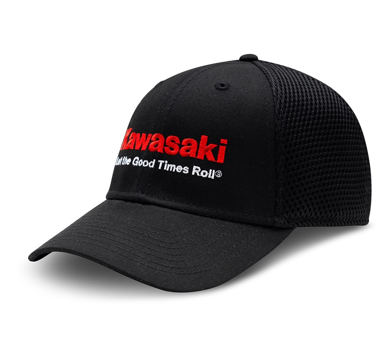 Kawasaki Let the Good Times Roll® New Era® Snapback 9Forty Fit, Contrast Mesh Curved  Cap detail photo 1