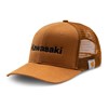 Kawasaki Carhartt Canvas Mesh Back Cap, Brown photo thumbnail 1