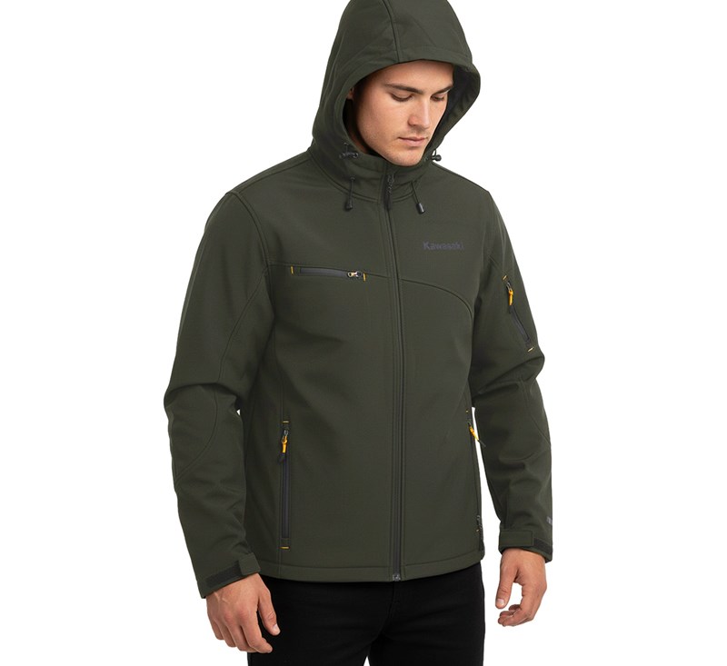 Kawasaki Mineral Soft shell Jacket detail photo 3