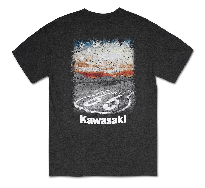 Kawasaki Route 66 T-Shirt detail photo 1