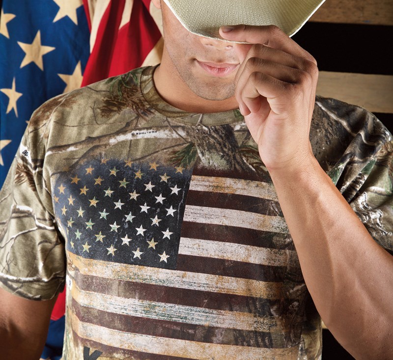 Flag Realtree® Xtra Green T-Shirt detail photo 2