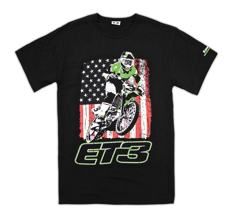 ET3 Distressed Flag T-Shirt detail photo 1