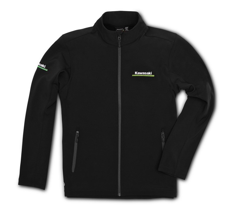 Kawasaki 3 Green Lines Softshell Jacket detail photo 1