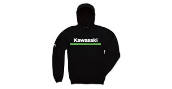 Kawasaki 3 Green Lines Hooded Sweatshirt
